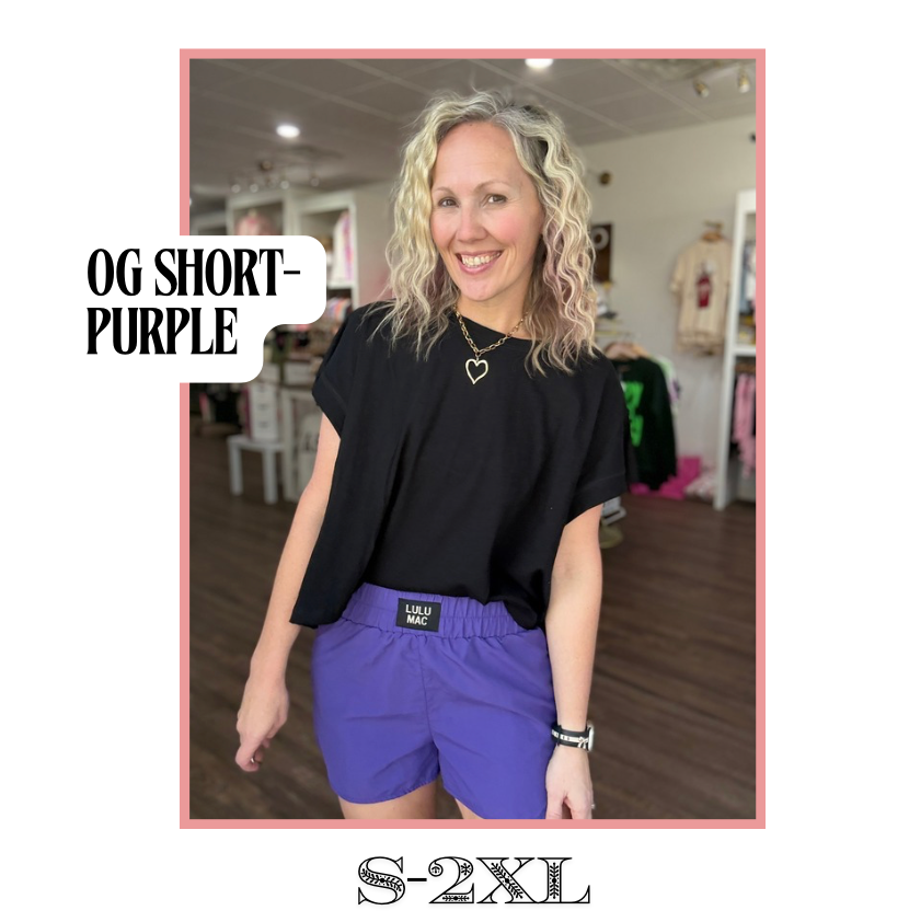 The OG Lulu Short- Purple