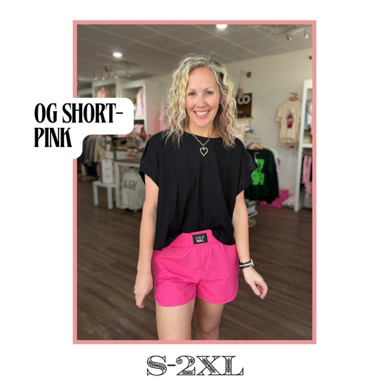 The OG Lulu Short- Hot Pink