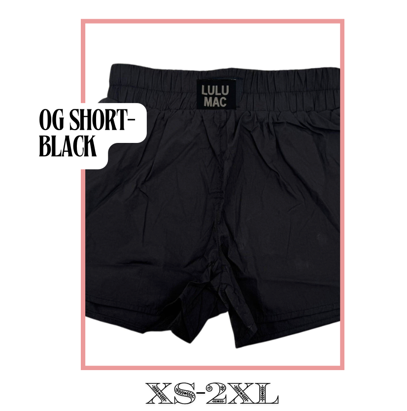 The OG LuLu Short- Black