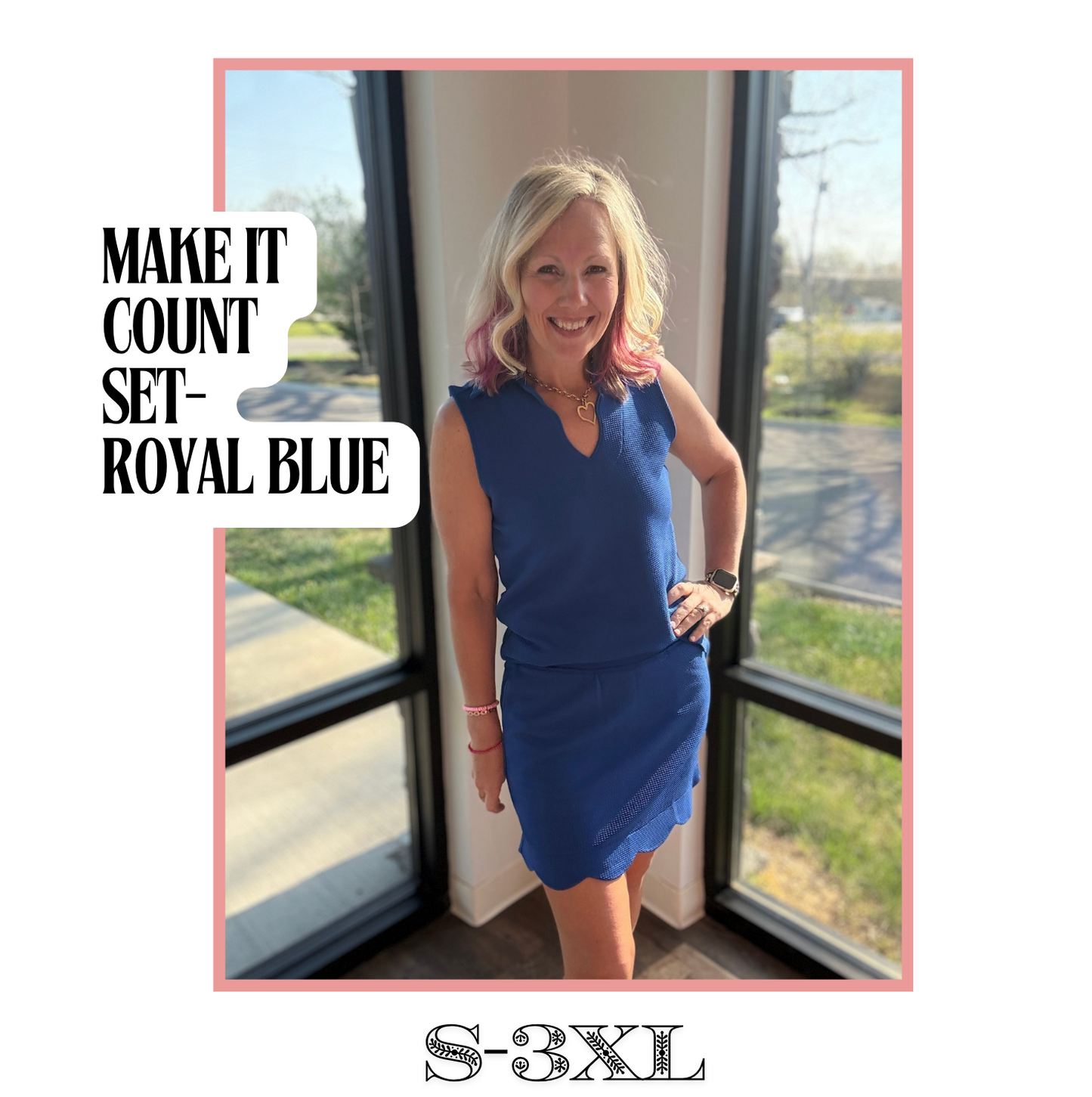 Make It Count Set- Royal Blue