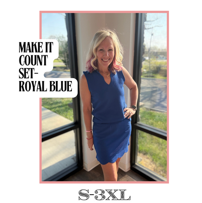 Make It Count Set- Royal Blue