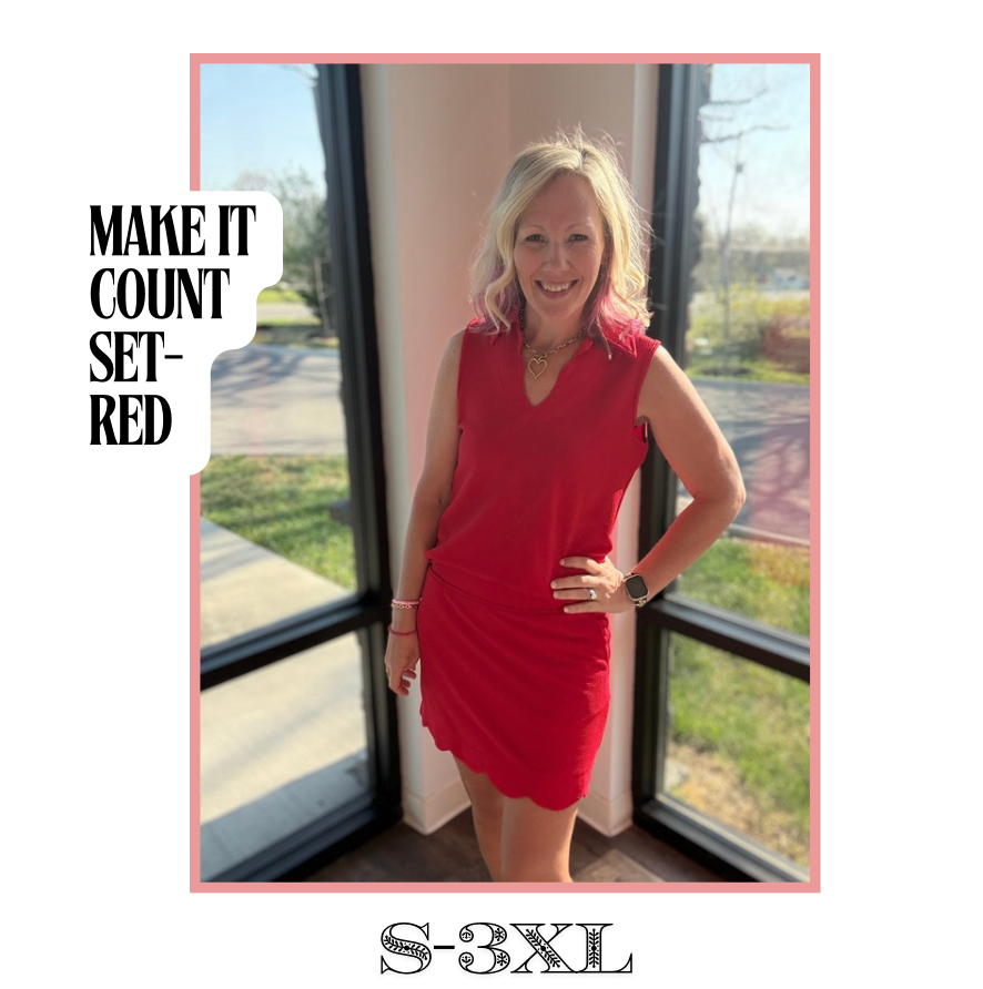 Make It Count Set- Red