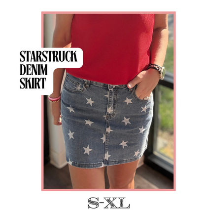 Starstruck Denim Skirt