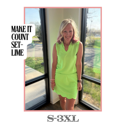 Make It Count Set- Lime