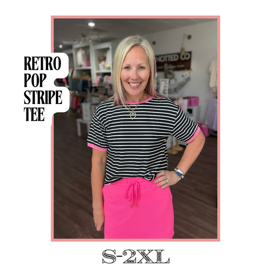 Retro Pop Stripe Tee