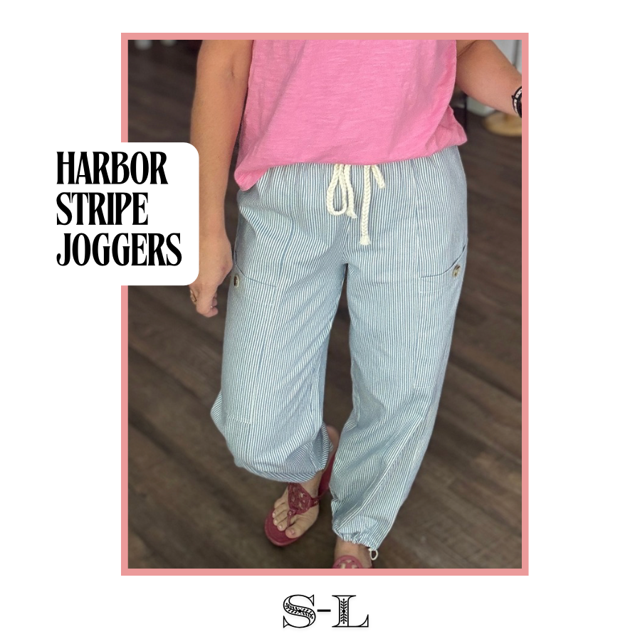 Harbor Stripe Joggers