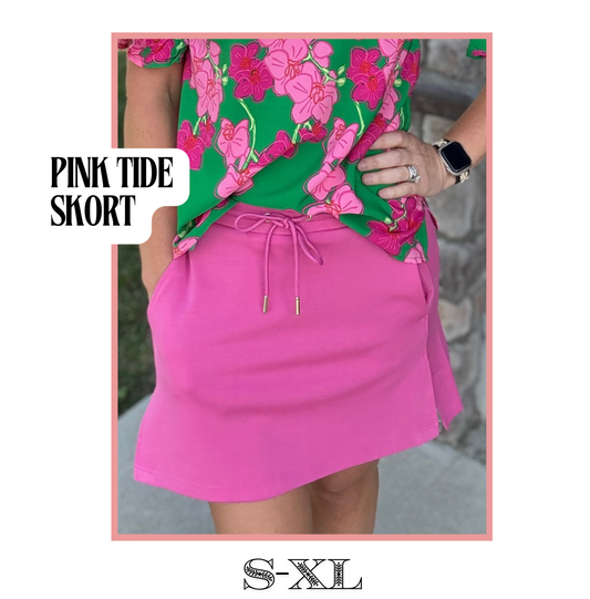 Pink Tide Skort