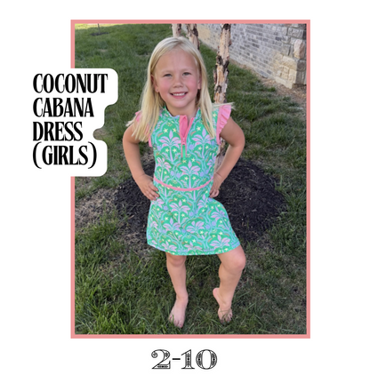 Girls Coconut Cabana Dress