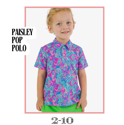 Paisley Pop Polo