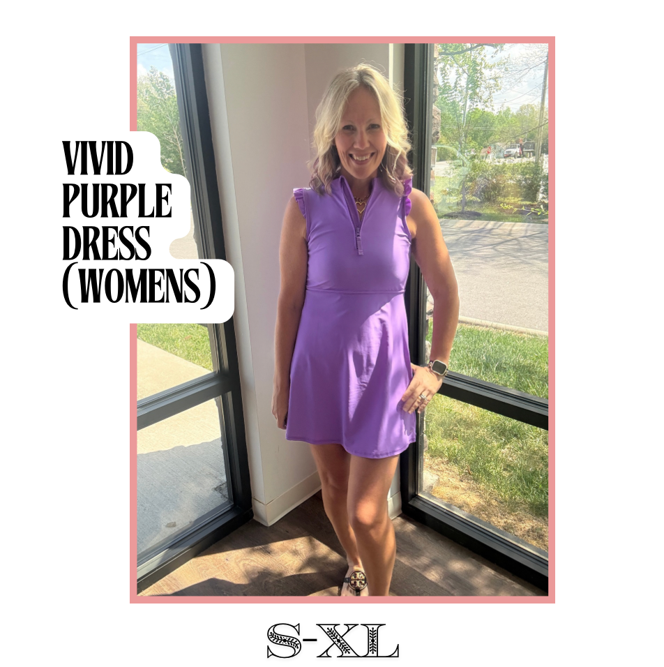 Vivid Purple Active Dress