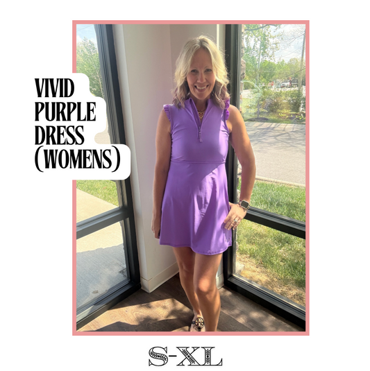 Vivid Purple Active Dress