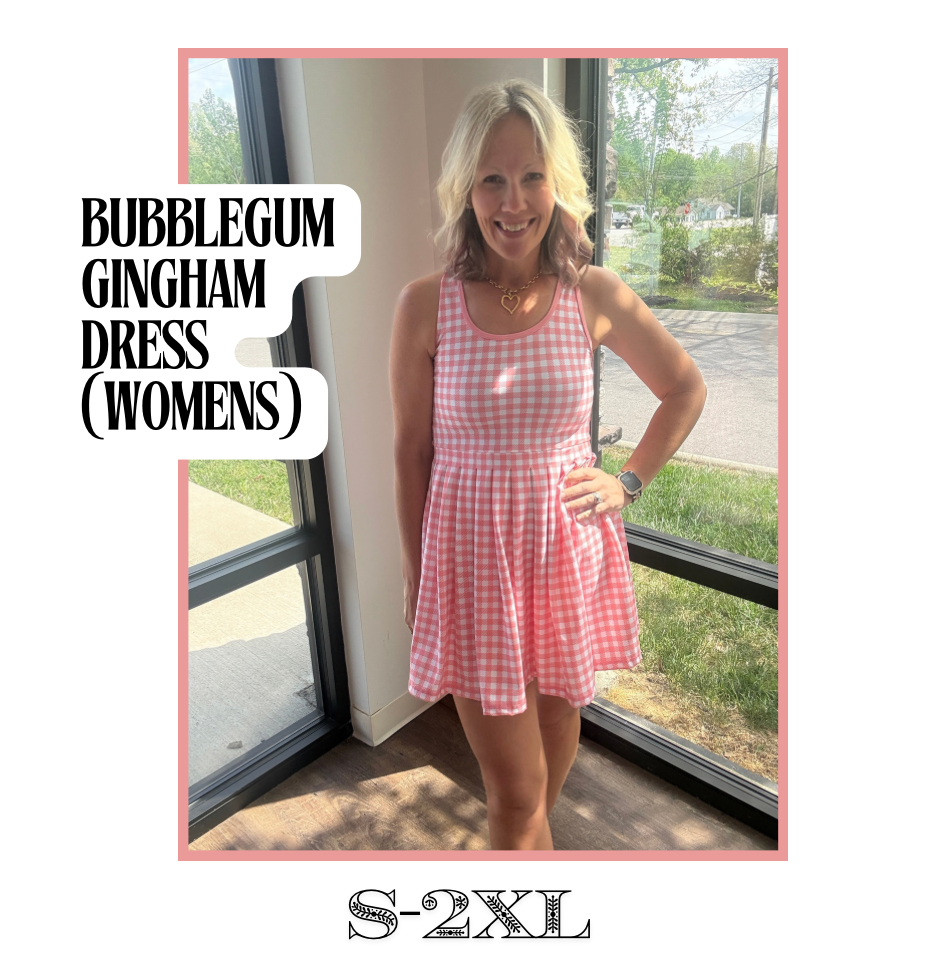 Bubblegum Gingham Active Dress