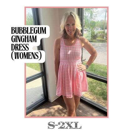 Bubblegum Gingham Active Dress