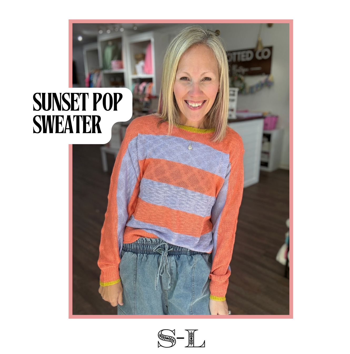 Sunset Pop Sweater