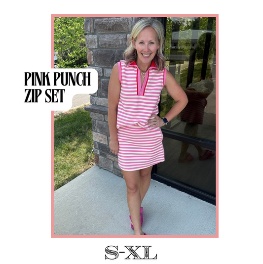 Pink Punch Zip Set