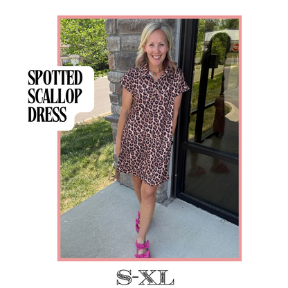 Spotted Scallop Dress