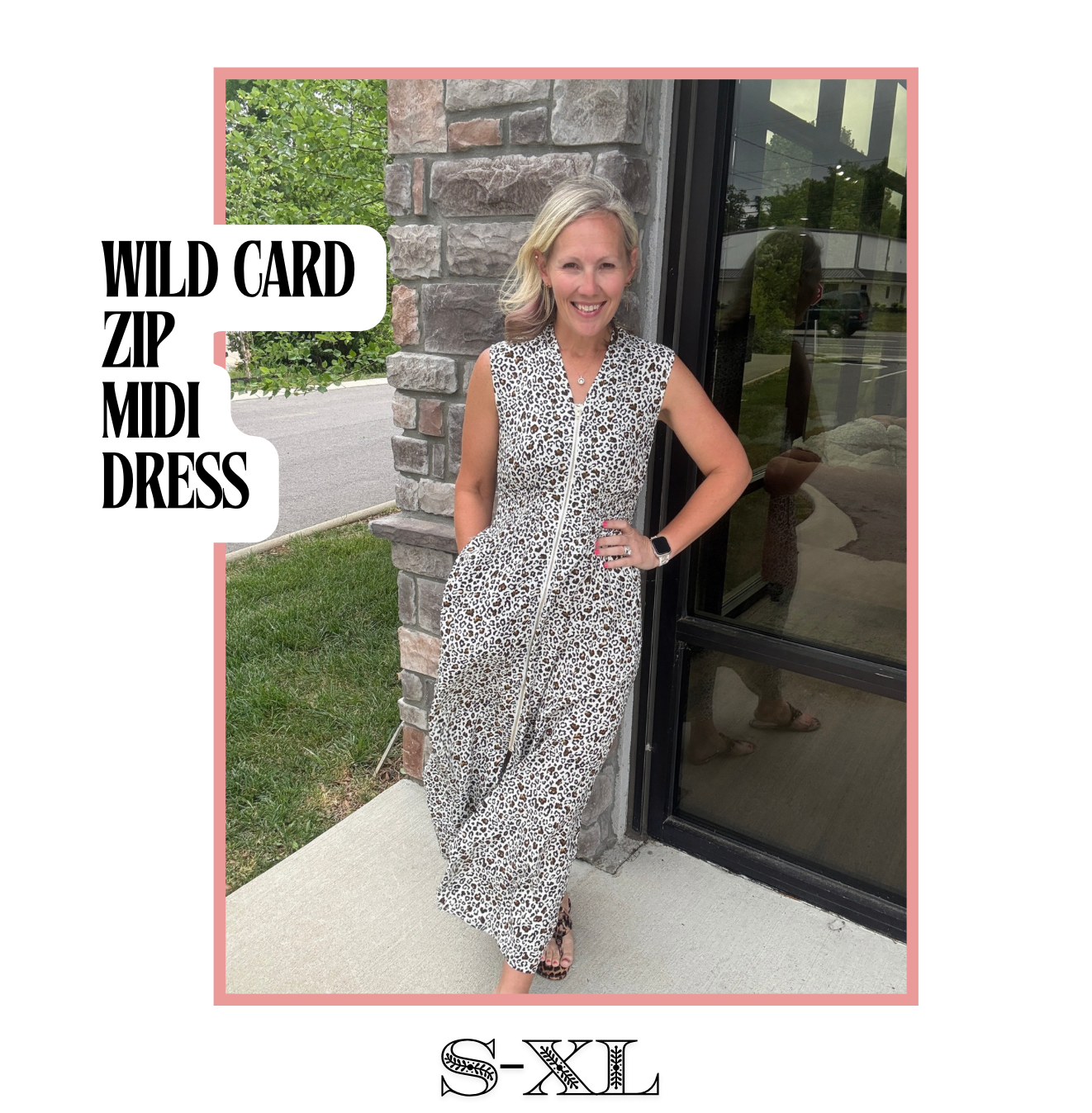 Wild Card Zip Dress