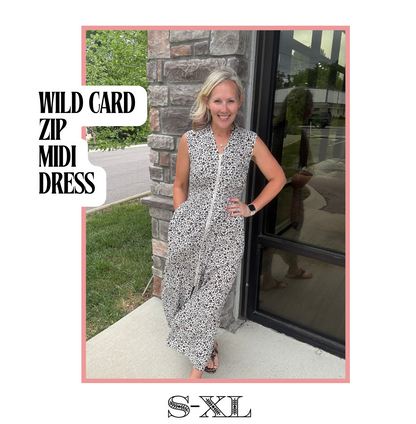 Wild Card Zip Dress