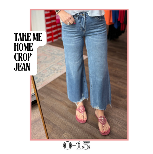Take Me Home Crop Jean