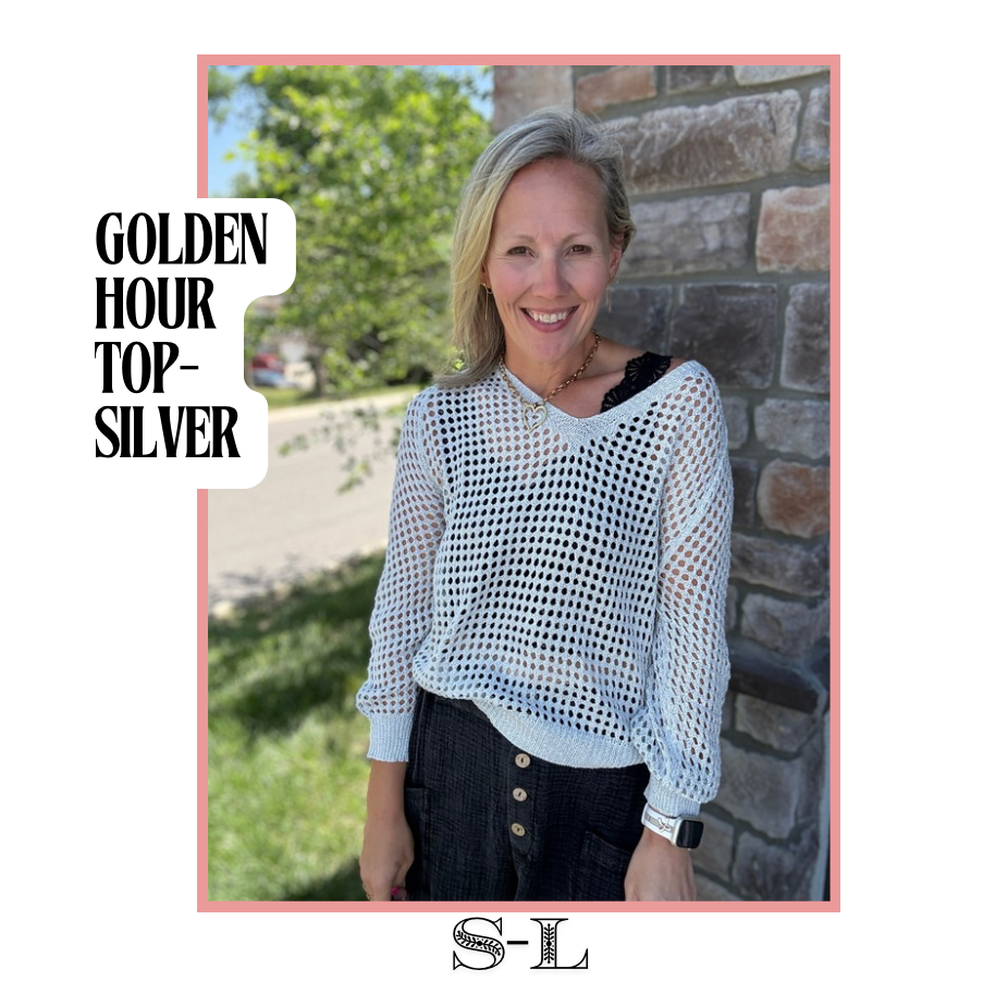 Golden Hour Top- Silver