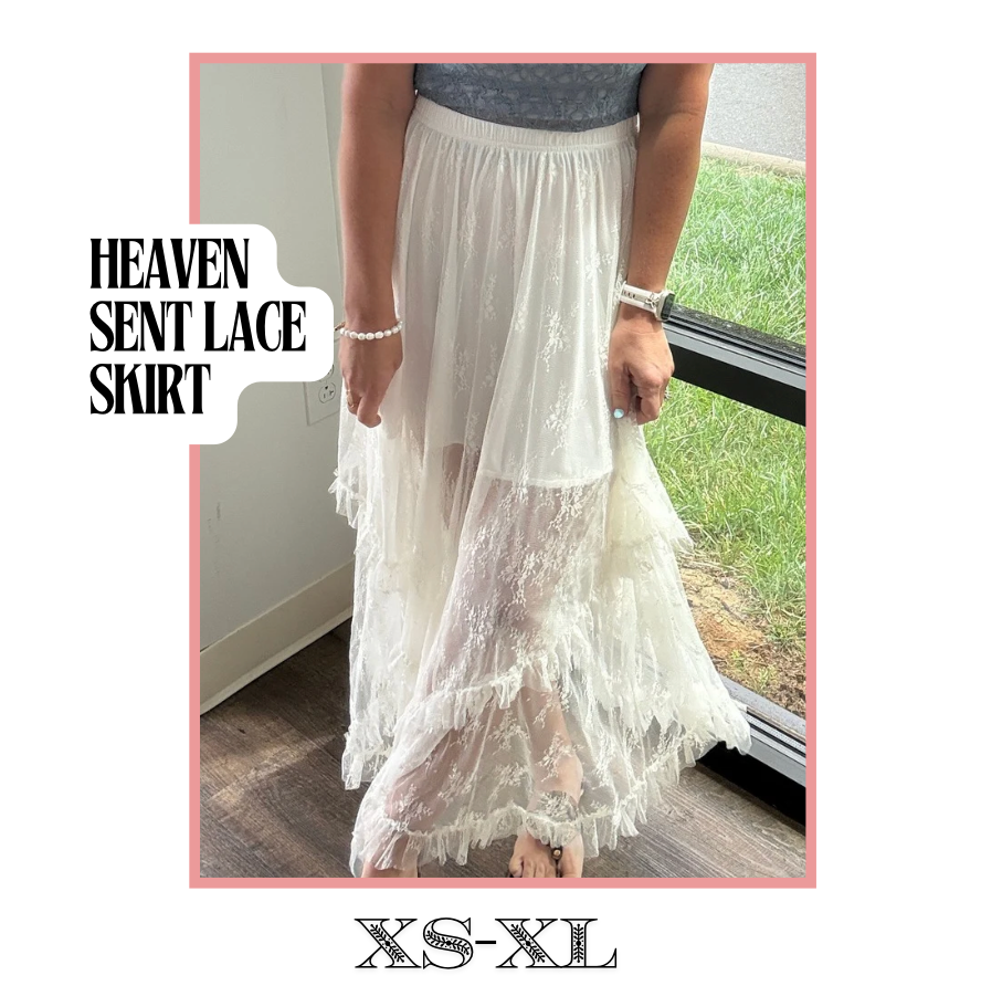 Heaven Sent Lace Skirt