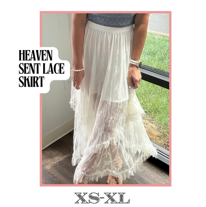 Heaven Sent Lace Skirt