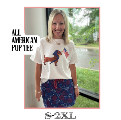 All American Pup Tee
