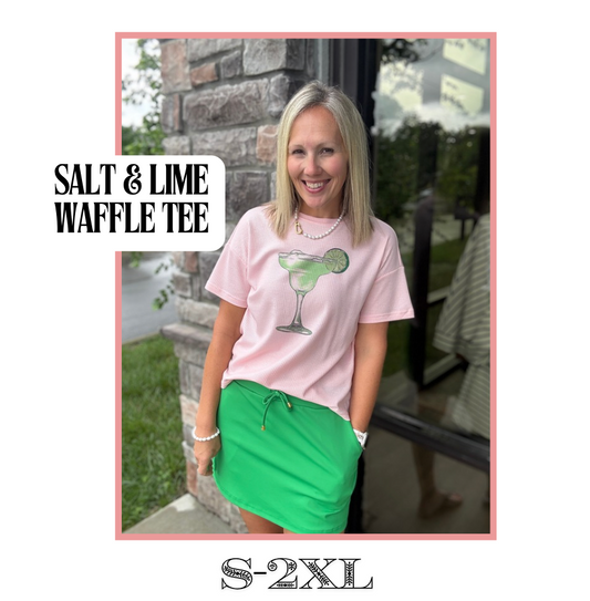 Salt & Lime Waffle Tee