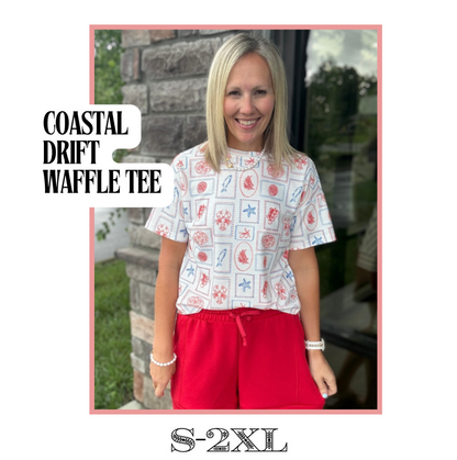 Coastal Drift Waffle Tee