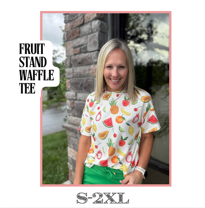 Fruit Stand Waffle Tee