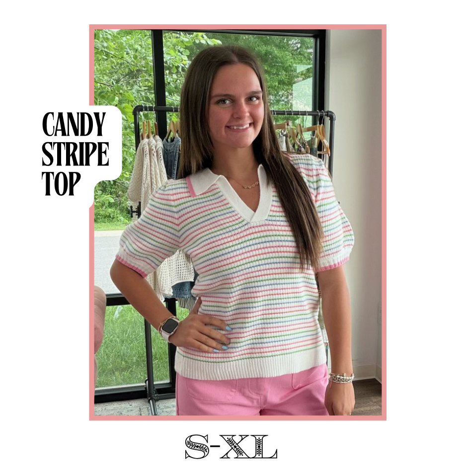 Candy Stripe Top