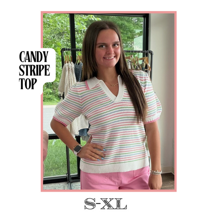 Candy Stripe Top