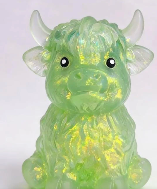 Highland Cow Squish- Green