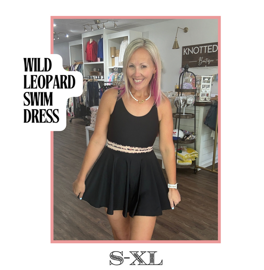Wild Leopard Swim Dress