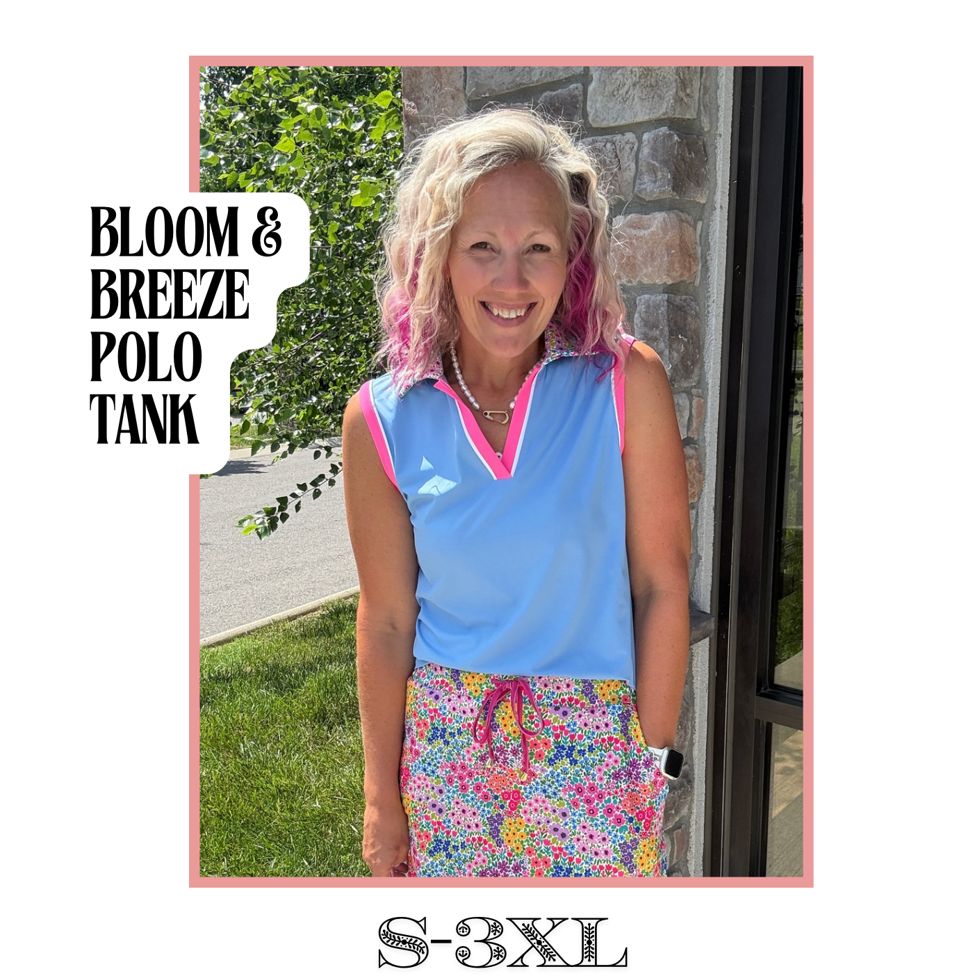 Bloom & Breeze Polo Tank