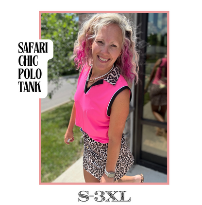 Safari Chic Polo Tank