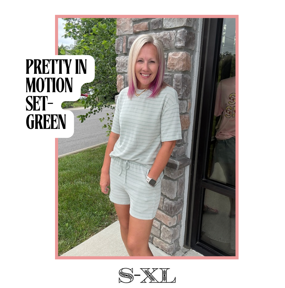 Pretty in Motion Set- Green