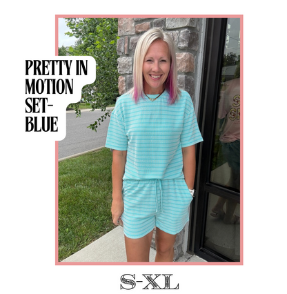Pretty in Motion Set- Blue