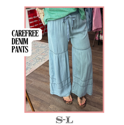 Carefree Denim Pants