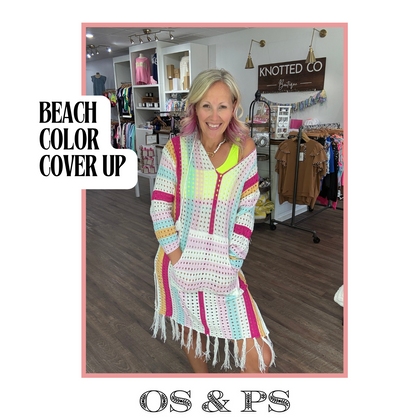Beach Color Cover Up