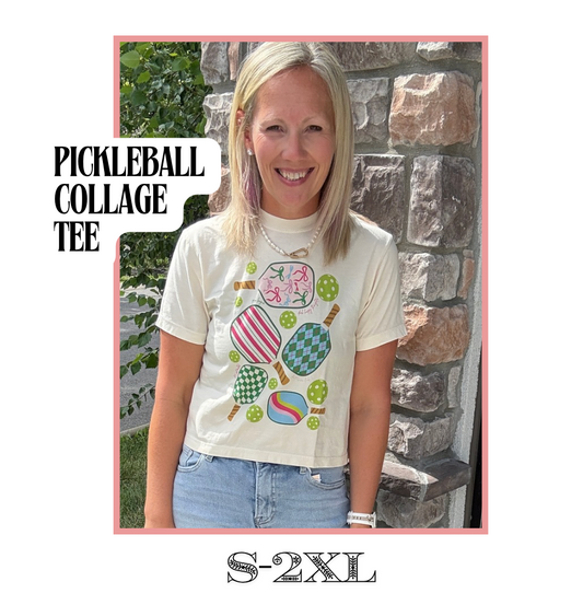 Pickleball Collage Tee