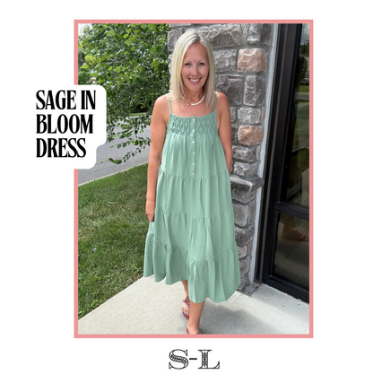 Sage in Bloom Dress