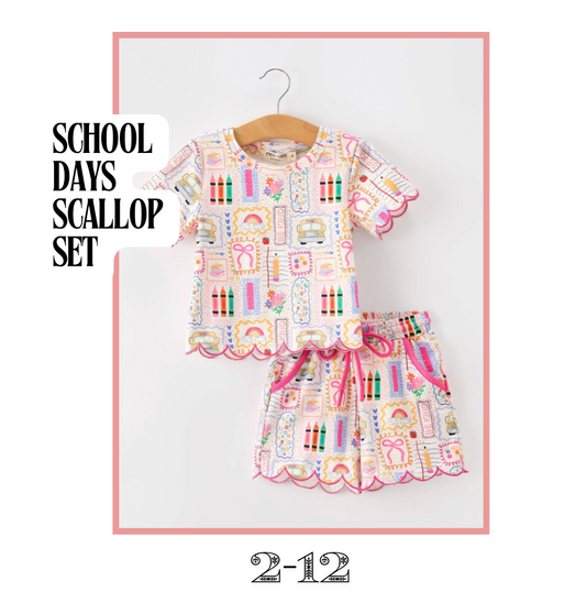 School Days Scallop Set
