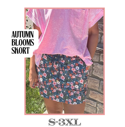 Autumn Bloom Skort