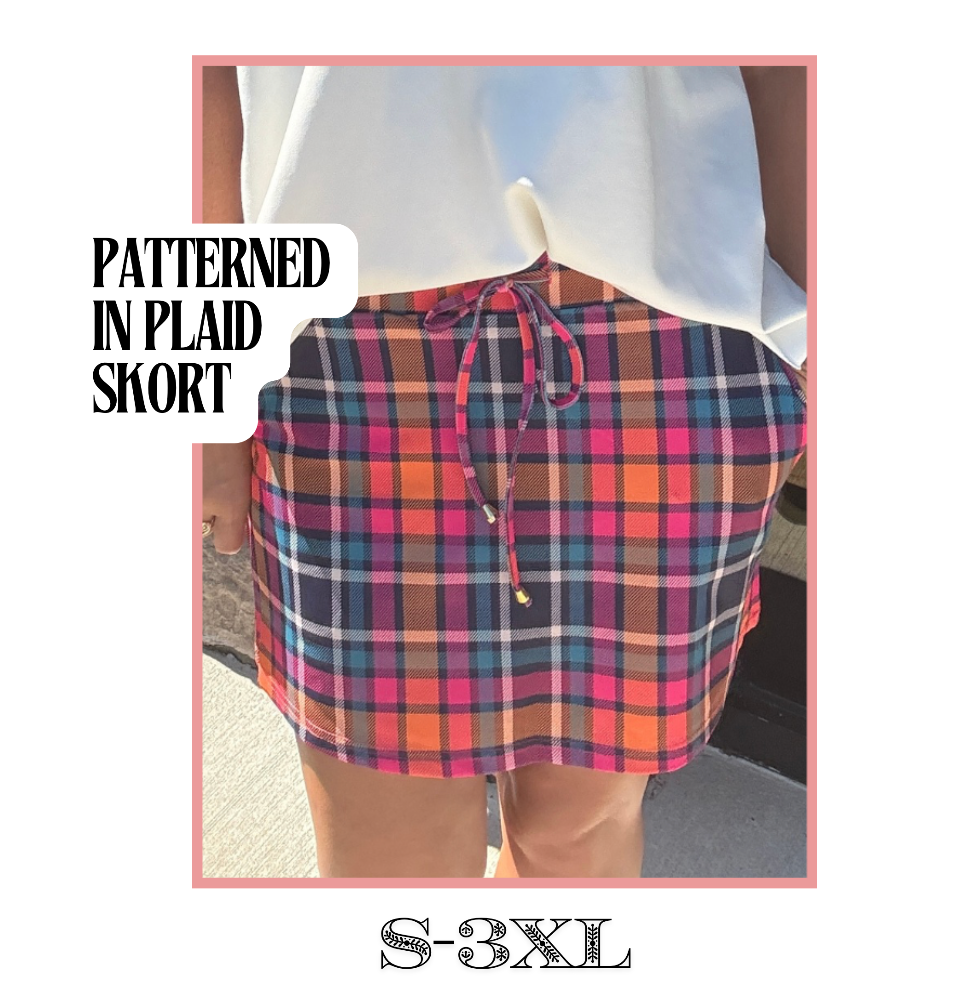 Patterned in Plaid Skort