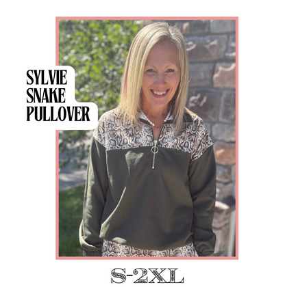 Sylvie Snake Pullover