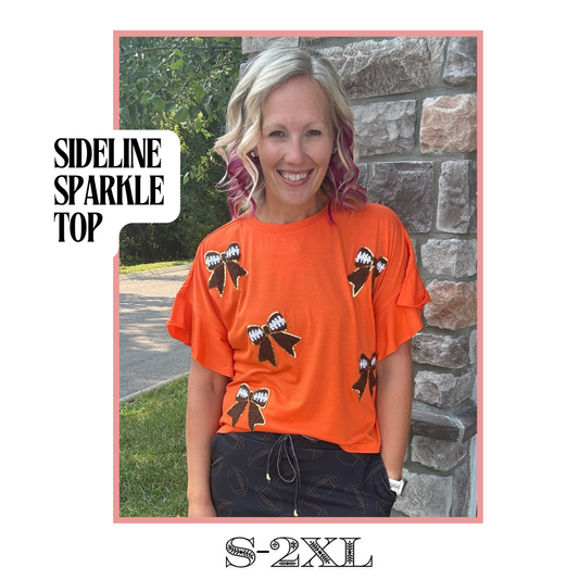 Sideline Sparkle Top