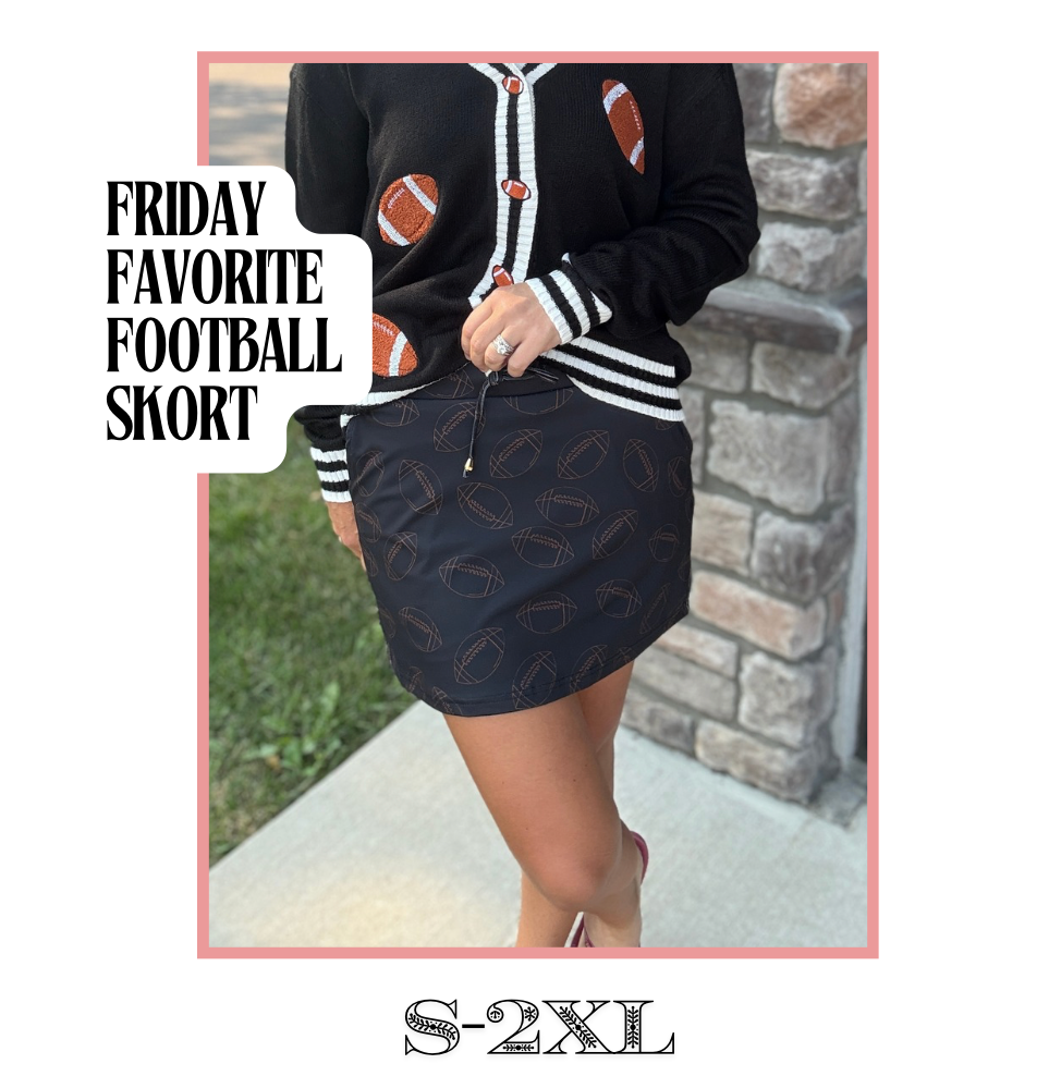 Friday Favorite Football Skort