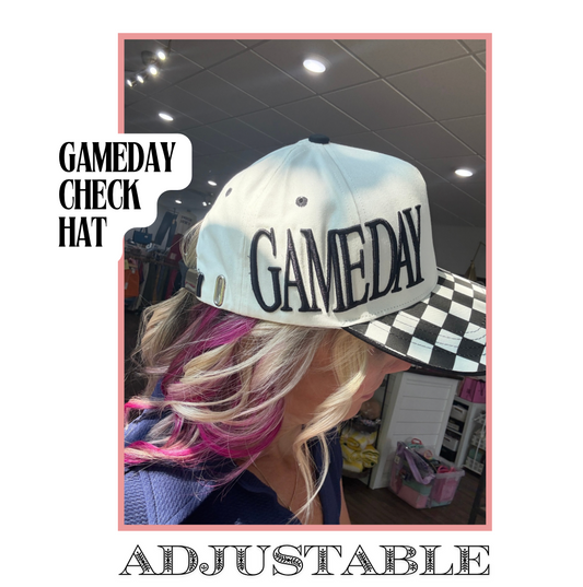 Game Day Checkered Hat