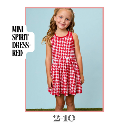 Mini Spirit Dress- Red